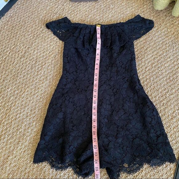 Sandro Paris Poetry Black Lace Romper - Picture 4 of 15